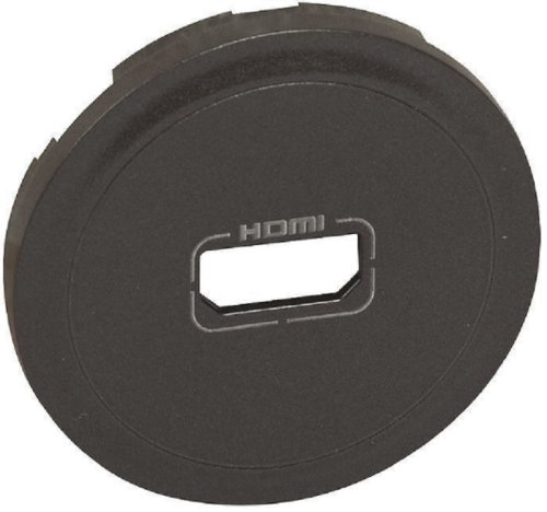 Лицевая панель Legrand Celiane для 1-м. розетки HDMI графит фото Лицевая панель Legrand Celiane для 1-м. розетки HDMI графит картинка